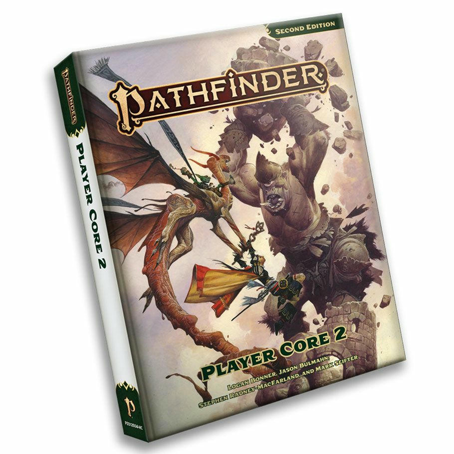 Image of Pathfinder Roleplaying Game P2 RPG Player Core 2 HardCover Rulebook 