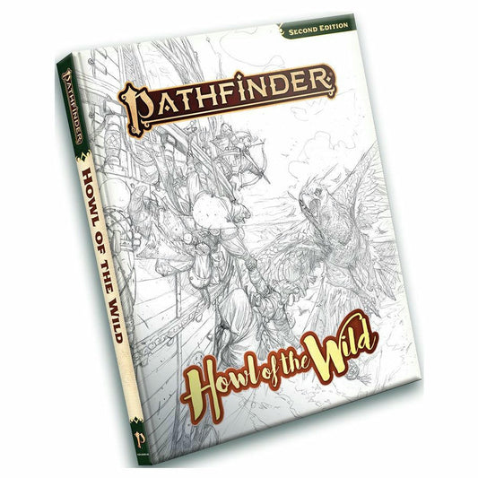 Image of Pathfinder Roleplaying Game RPG P2 Howl of the Wild Sourcebook Sketch Hardcover