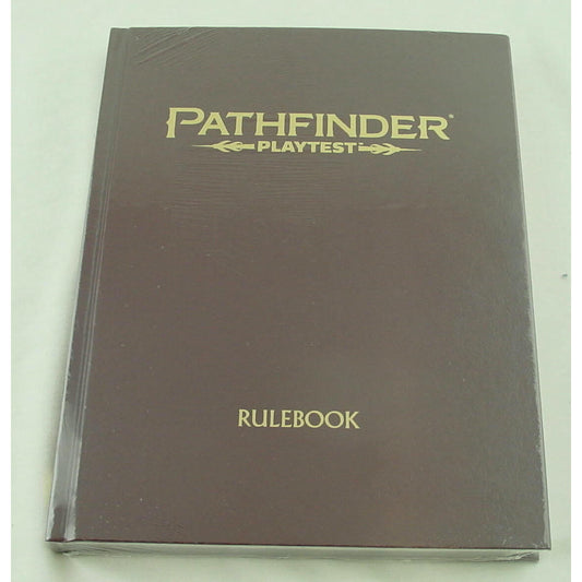 Image of Pathfinder PLAYTEST Roleplaying Game RPG Special Edition Hardcover Rulebook