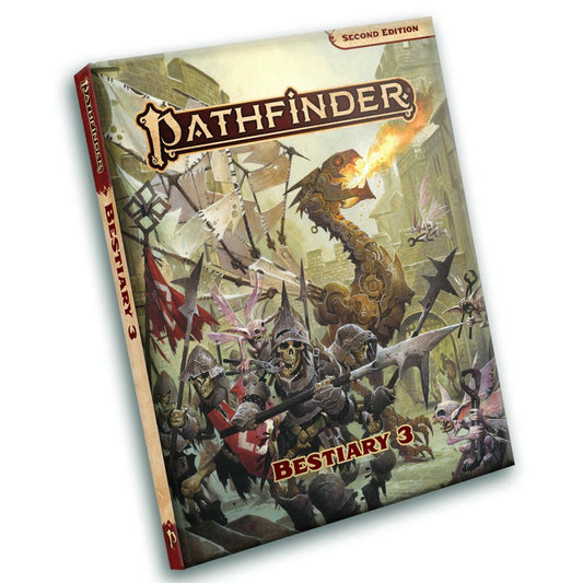 Image of Pathfinder 2nd Ed Fantasy RPG: Bestiary 3 Sourcebook Pocket Edition PZO2107-PE