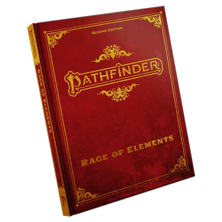 Image of Pathfinder P2 Roleplaying Game Rage of Elements Sourcebook Special Edition 