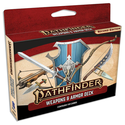 Image of Pathfinder P2 (2nd Ed) RPG: Weapon & Armor Deck by Paizo Publishing PZO2209