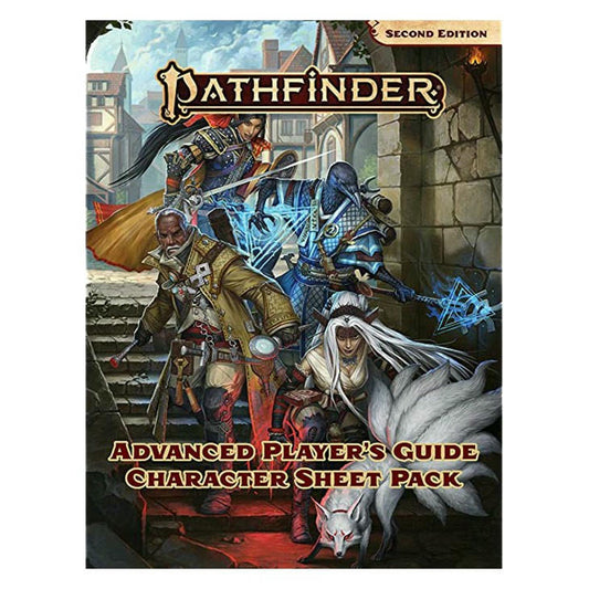 Image of Pathfinder 2nd Ed RPG Advanced Player's Guide Character Sheet Pack PZO2220