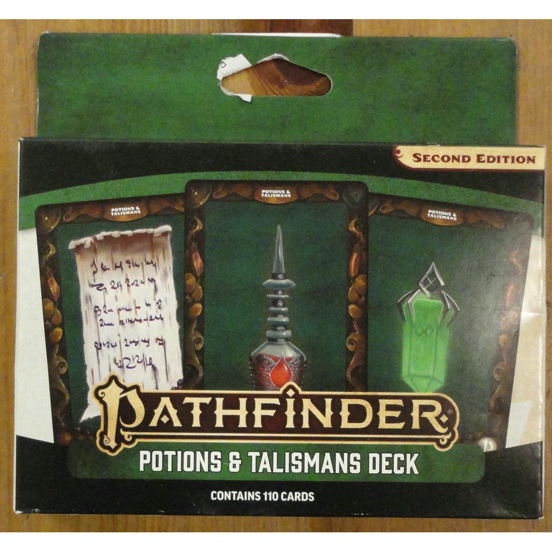 Image of Pathfinder Roleplaying Game RPG P2 Potions & Talismans Deck PZO2224