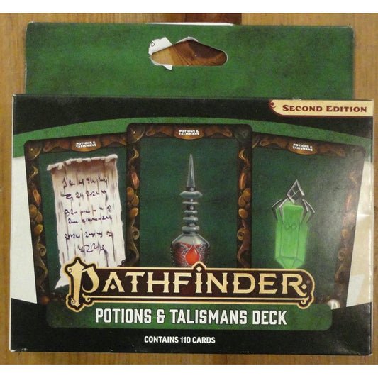 Image of Pathfinder Roleplaying Game RPG P2 Potions & Talismans Deck PZO2224