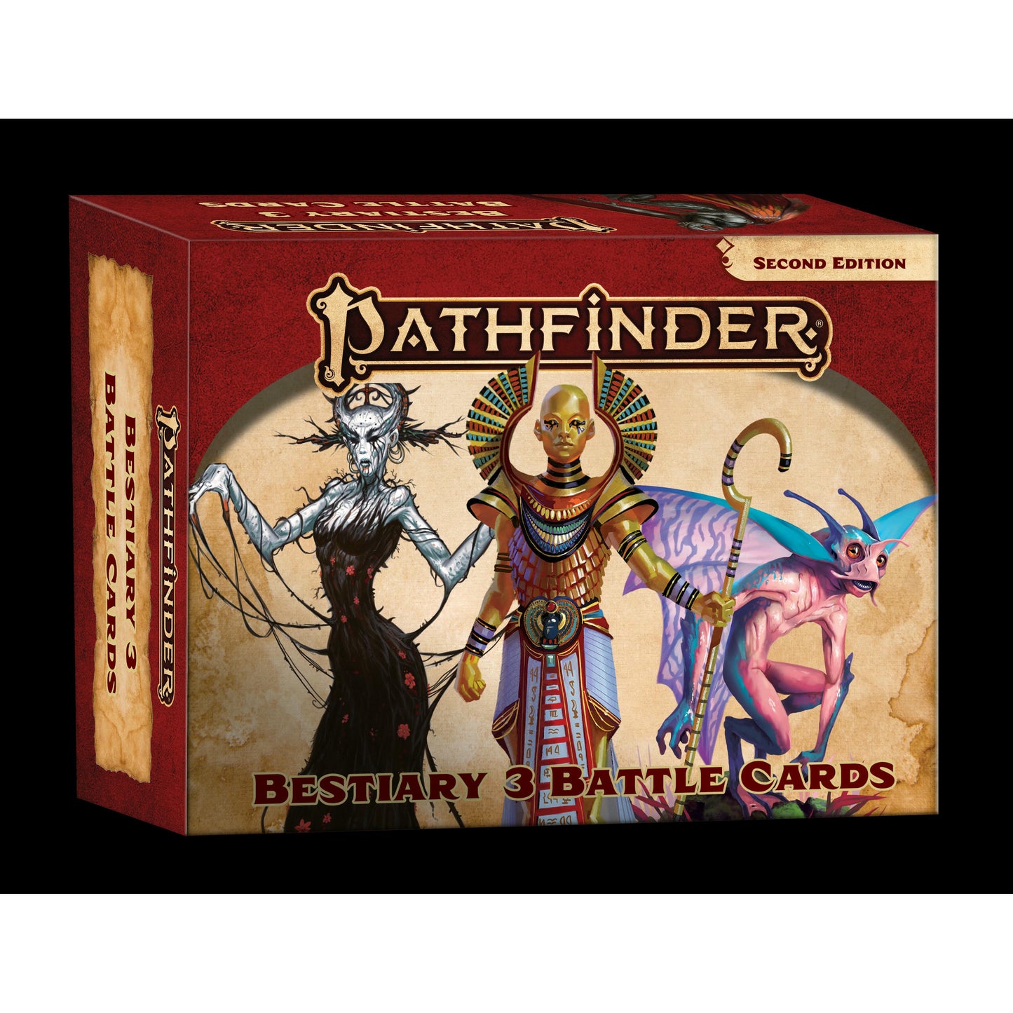 Image of Pathfinder 2nd Ed RPG Bestiary 3 Battle Cards by Paizo PZO2226