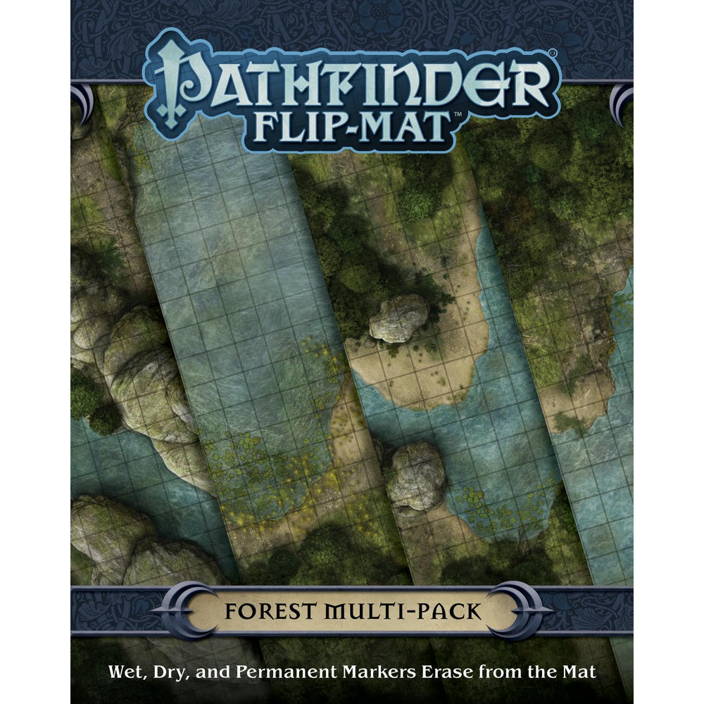 Image of Pathfinder Flip-Mat Forests Multi-Pack Battle Maps for RPG/Miniatures PZO30093