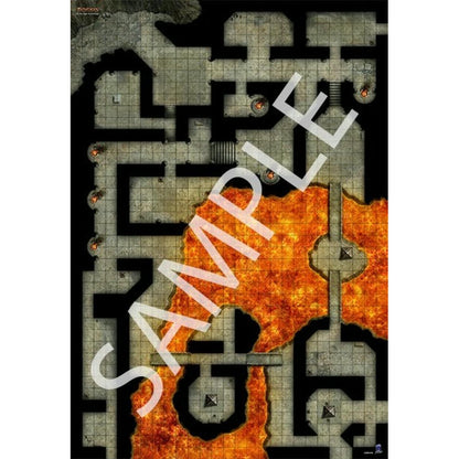 Image of Paizo Pathfinder Flip-Mat: Bigger Ancient Dungeon RPG Map PZO30106