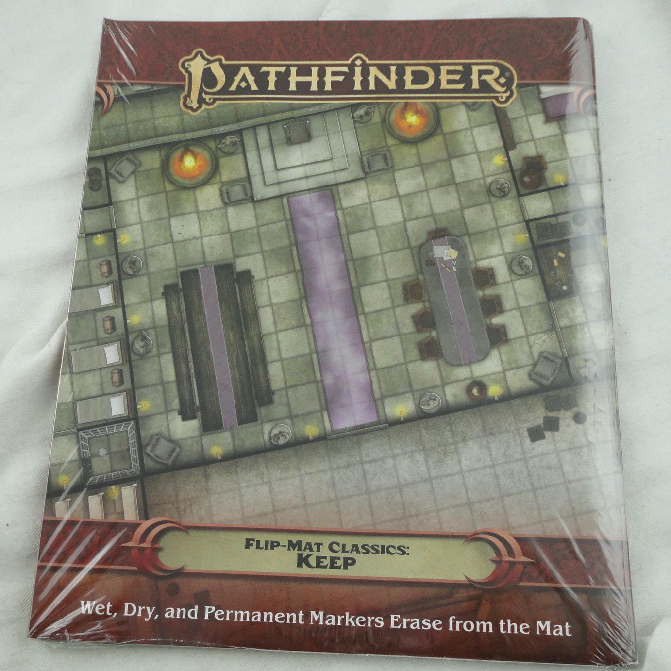 Image of Pathfinder Flip-Mat Classics Keep (24x30) By Paizo Publishing PZO31038
