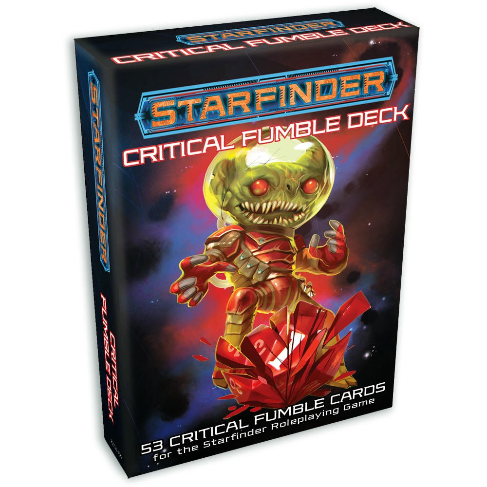 Image of Starfinder RPG: GameMastery Critical Fumble Deck By Paizo PZO7409
