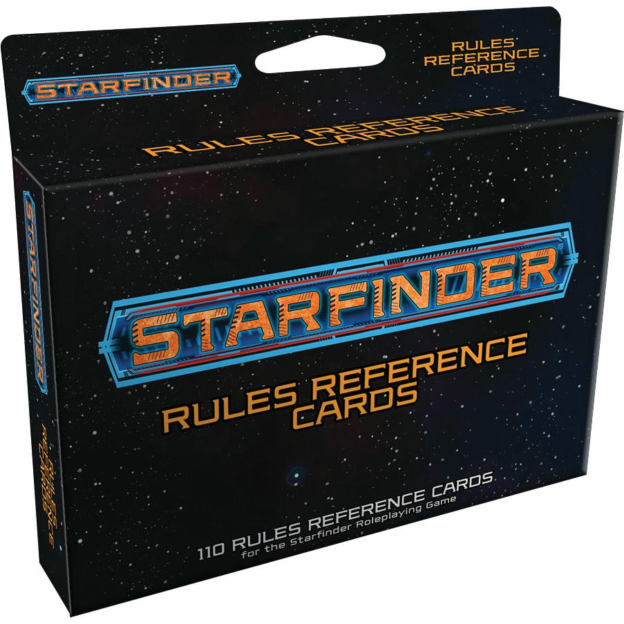Image of Starfinder RPG Rules References Cards set by Paizo PZO7411