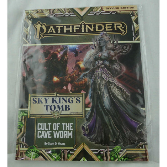 Image of Pathfinder P2 RPG Sky King's Tomb Adventure Path #2/3: Cult of the Cave Worm