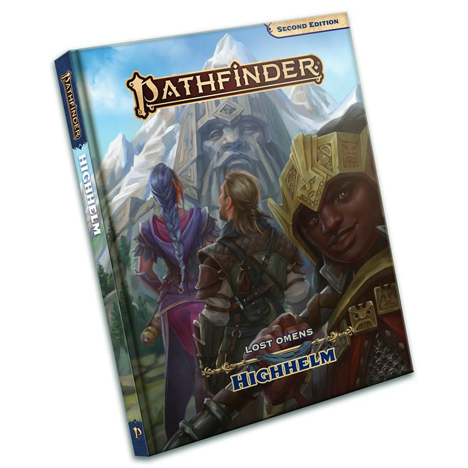 Image of Pathfinder Roleplaying Game RPG P2 Lost Omens HighHelm Sourcebook PZO9316