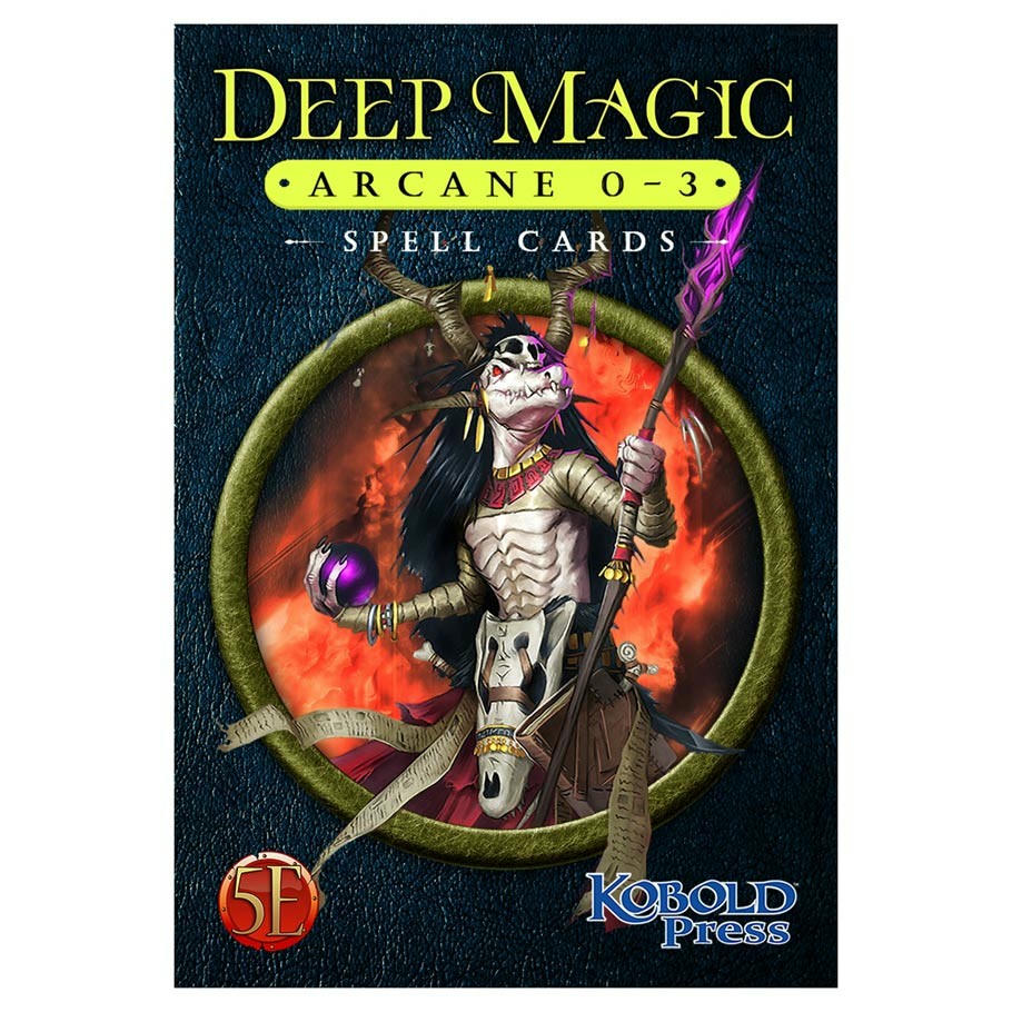 Image of Dungeons & Dragons D&D 5th Ed Arcane Level 0-3 Deep Magic Spell Cards PZOKOB9146