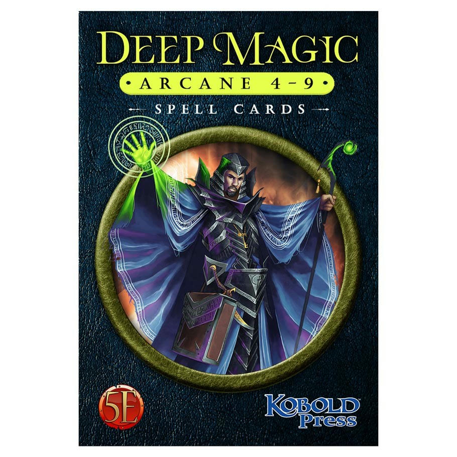 Image of Dungeons & Dragons D&D 5th Ed Arcane Level 4-9 Deep Magic Spell Cards KOB9153