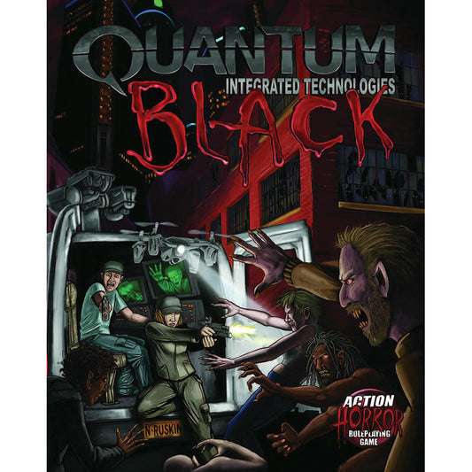 Image of Quantum Black Action Horror Roleplaying Game by Ubiquity Games QBG1001R