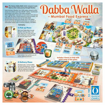 Image of Dabba Walla Mumbai Food Express board game by Queen Games QNG07911