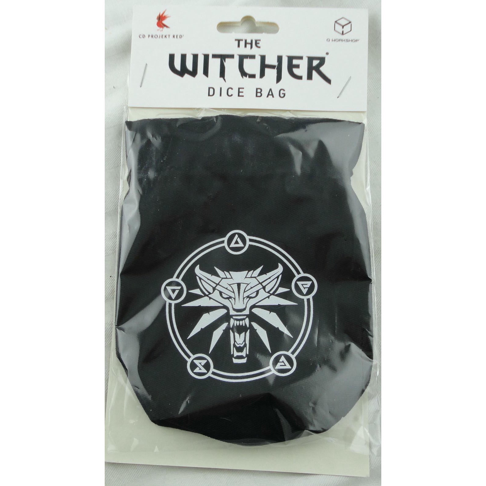 Image of The Witcher Roleplaying Game: Dice Bag - Geralt, School of the Wolf QWSBWGE201