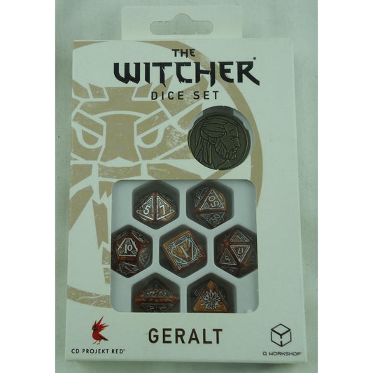 Image of The Witcher Geralt, The Monster Slayer RPG Dice Set QWSSWGE02