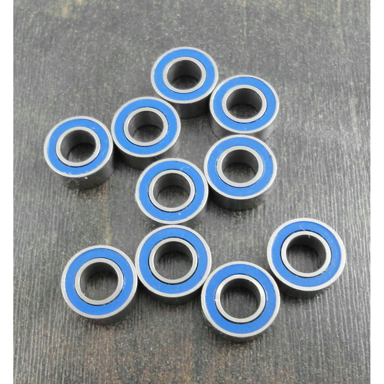 Image of 5/32x5/16x1/8 Stainless Steel Rubber Sealed Bearings (10pcs) R1552RS