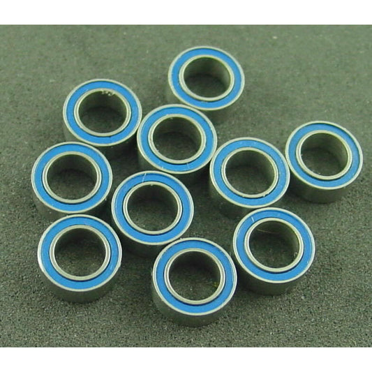 Image of 3/16 x 5/16 x 1/8 Blue Rubber Sealed Bearing R1562RS 3/16x5/16x1/8 (10pcs)