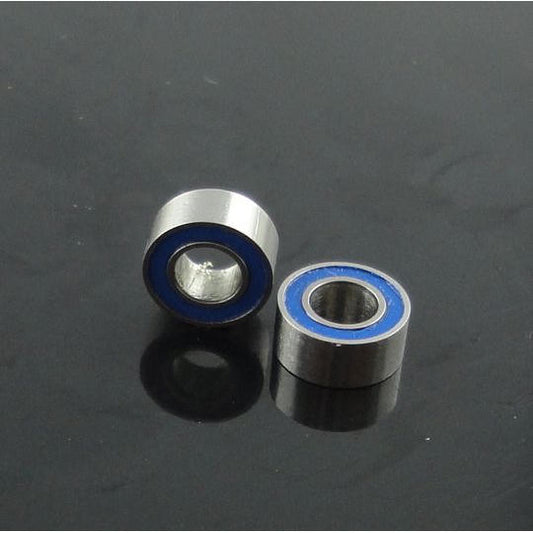 1/8x5/16x9/64 Blue Rubber Sealed, Stainless Steel Bearing