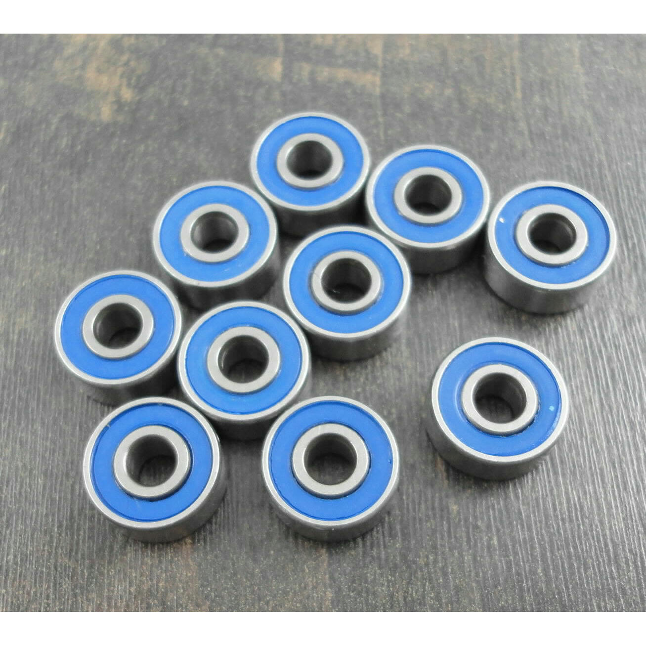 Image of 1/8 x 3/8 x5/32 Stainless Steel Rubber Sealed Bearings (10pcs) R2 2RS