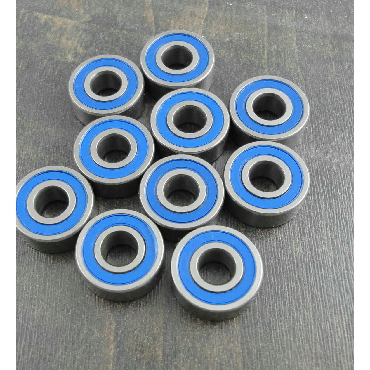 Image of 3/16x1/2x0.196 Stainless Rubber Sealed Ball Bearings R3-2 2RS (10pcs)