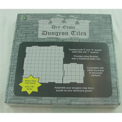 Dry Erase Dungeon Tiles: Earthtone - Combo Pack of 5 Ten Inch and 16