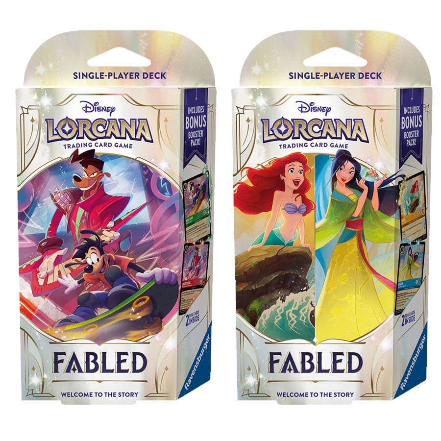 Disney Lorcana  Fabled - Starter Deck  Amber & Sapphire