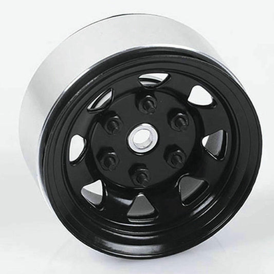 Image of RC4WD Stamped Steel Black 1.55 Beadlock Wheel (1pc) RC4ZQ0008