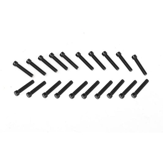 Image of Scale Hex Head Bolts (M2x10mm) (Black)