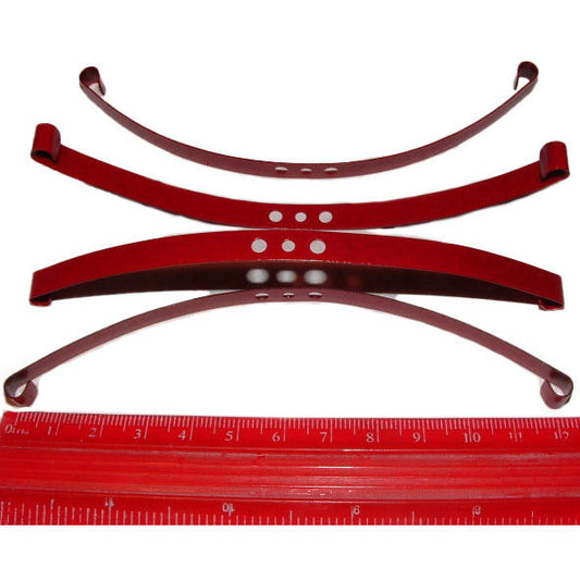 Image of Red Super Soft Flex Leaf Springs (4)