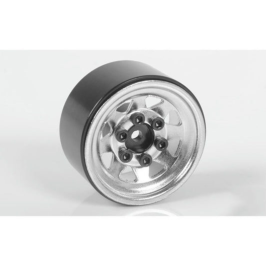 Image of RC4WD 1.0 Silver Stampede Steel Stock Beadlock Wheels RC4ZW0263 (4pcs)
