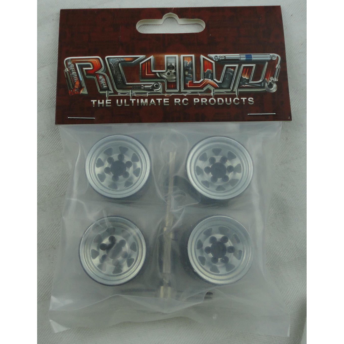 Image of RC4WD 1.0 Silver Stampede Steel Stock Beadlock Wheels RC4ZW0263 (4pcs)