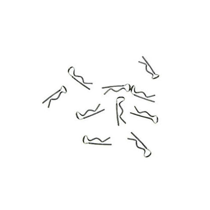 Image of Silver Easy Grip Monster Truck Body Clips (10pcs)