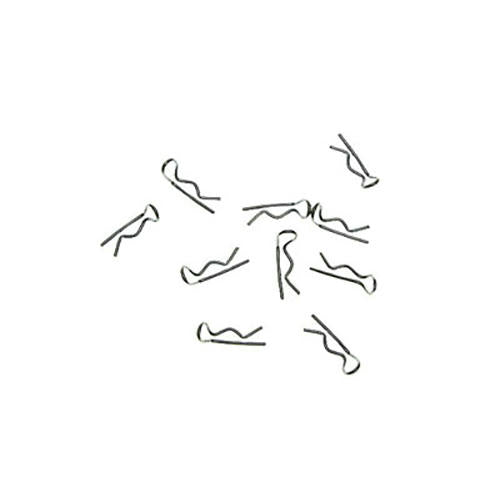 Image of Silver Easy Grip Monster Truck Body Clips (10pcs)