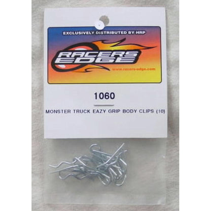 Image of Silver Easy Grip Monster Truck Body Clips (10pcs)