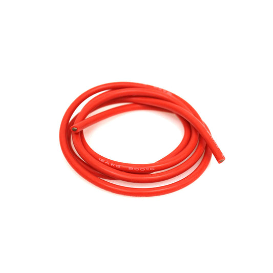 Image of 12 Gauge Silicone Wire, 3' Red