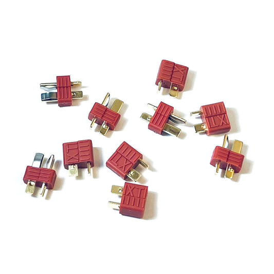 Image of T-Plug Male & Female with Anti-slip Grip (5 pair)
