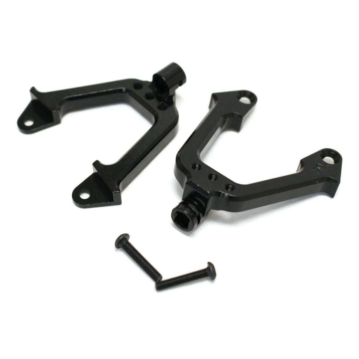 Image of Axial Racing SCX10 Rock Crawler Black Aluminum Rear Shock Tower Hoops RCE1832BK