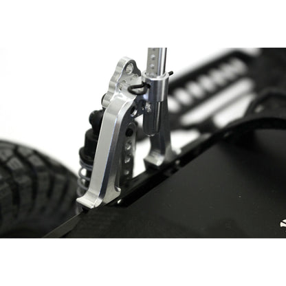 Image of Axial Racing SCX10 Rock Crawler Black Aluminum Rear Shock Tower Hoops RCE1832BK