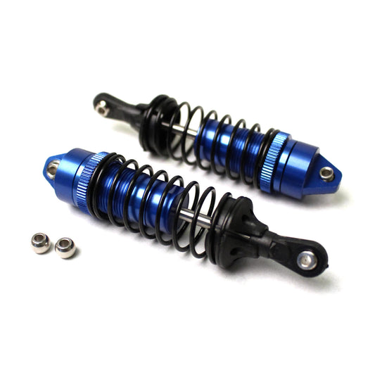 Image of Slash 2/4WD Aluminum Front Shock (pr) - Blue