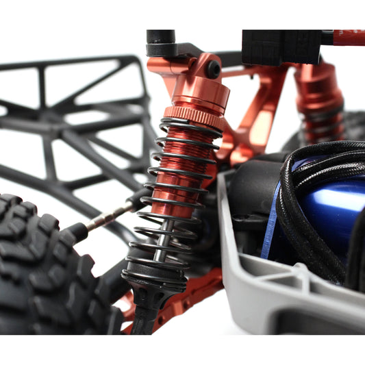 Image of Slash 2/4WD Aluminum Rear Shock (pr) - Red