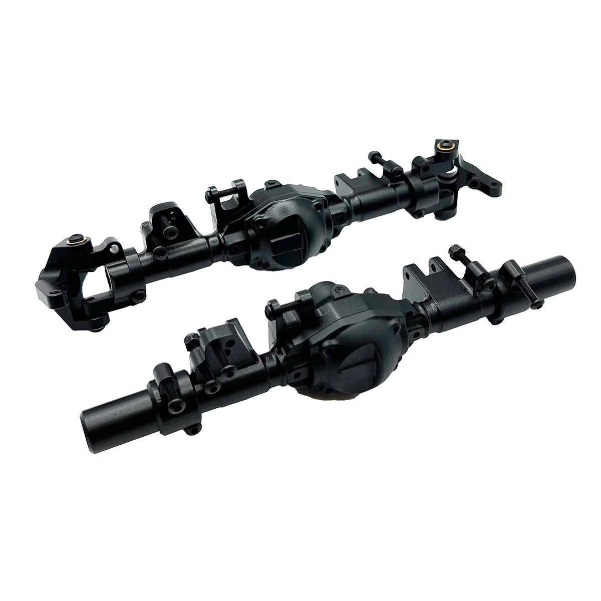 Image of Black Aluminum Axle Housing Set, Front & Rear for CEN F450
