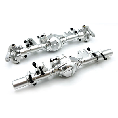 Image of Silver Aluminum Axle Housing Set, Front & Rear for CEN F450