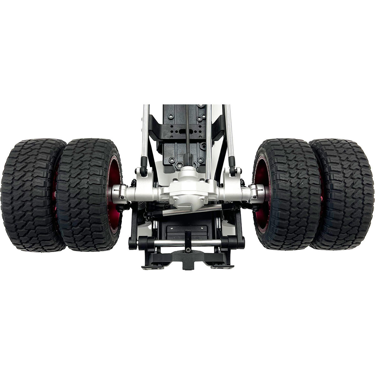 Image of Silver Aluminum Axle Housing Set, Front & Rear for CEN F450
