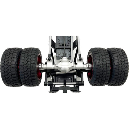 Image of Silver Aluminum Axle Housing Set, Front & Rear for CEN F450