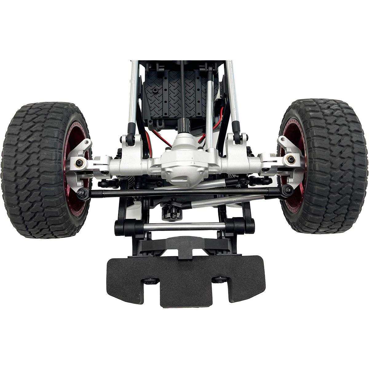 Image of Silver Aluminum Axle Housing Set, Front & Rear for CEN F450