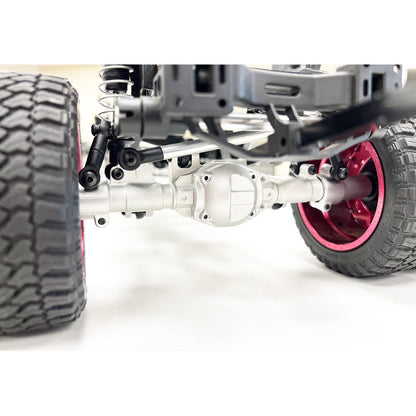 Image of Silver Aluminum Axle Housing Set, Front & Rear for CEN F450